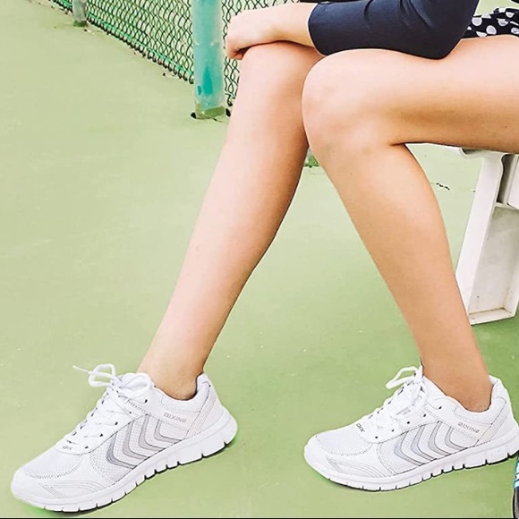 White Breathable Sneakers | Size 7 - Picture 5 of 5